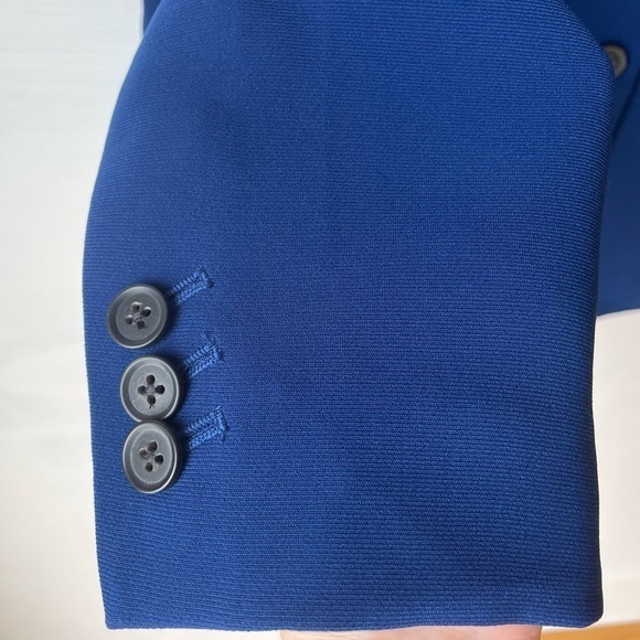 J. Crew Factory Royal Blue Crepe Blazer NWOT! Size: 6 - Picture 6 of 8